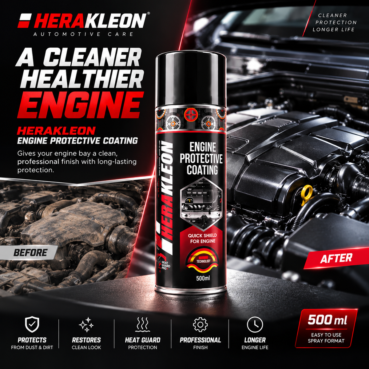 Herakleon Engine Protective Coating